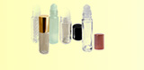 Roll on and Roller glass bottles