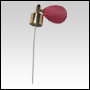 Screw on Pink antique style spray top with one extra cap for shipping.
