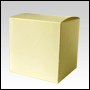 Cream Matte finish  4 x 3.5 x 4 inches tall box.