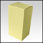 Cream Matte finish  3.1 x 2.75 x 5.9 inches tall box.