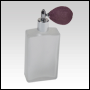 Elegant Glass Bottle with Lavender Antique Style Spray Bulb. Capacity: 100ml (3.3oz) 