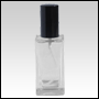 Empire Glass Bottle With Black Spray Pump and Cap.
Capacity: 1 2/3oz (50ml)