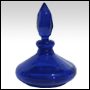 Cobalt Blue bottle with ground glass neck and stopper.Capacity: Approx 1 1/4oz (35ml)
