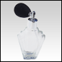 **OUT OF STOCK** Flair Glass Bottle with Black Bulb sprayer and silver fitting. Capacity: 2oz (55ml)