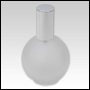 78ml ( 2.65 oz) Frosted glass Round bottle with Shiny Silver sprayer top.Spray top