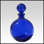 Blue Spherical Bottle With Stopper.
Capacity: 4oz (124ml) Approx.